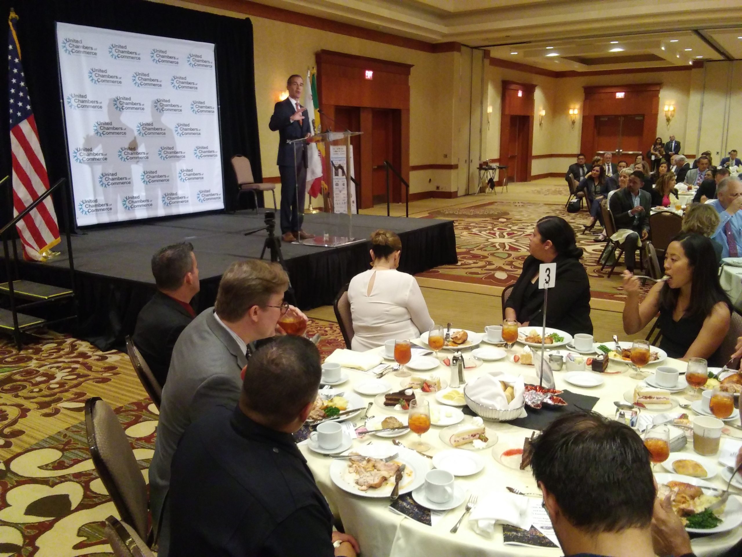 Mayor Garcetti Speaks at United Chambers Event