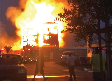 Fire Destroys Hilton Hotel In Camarillo