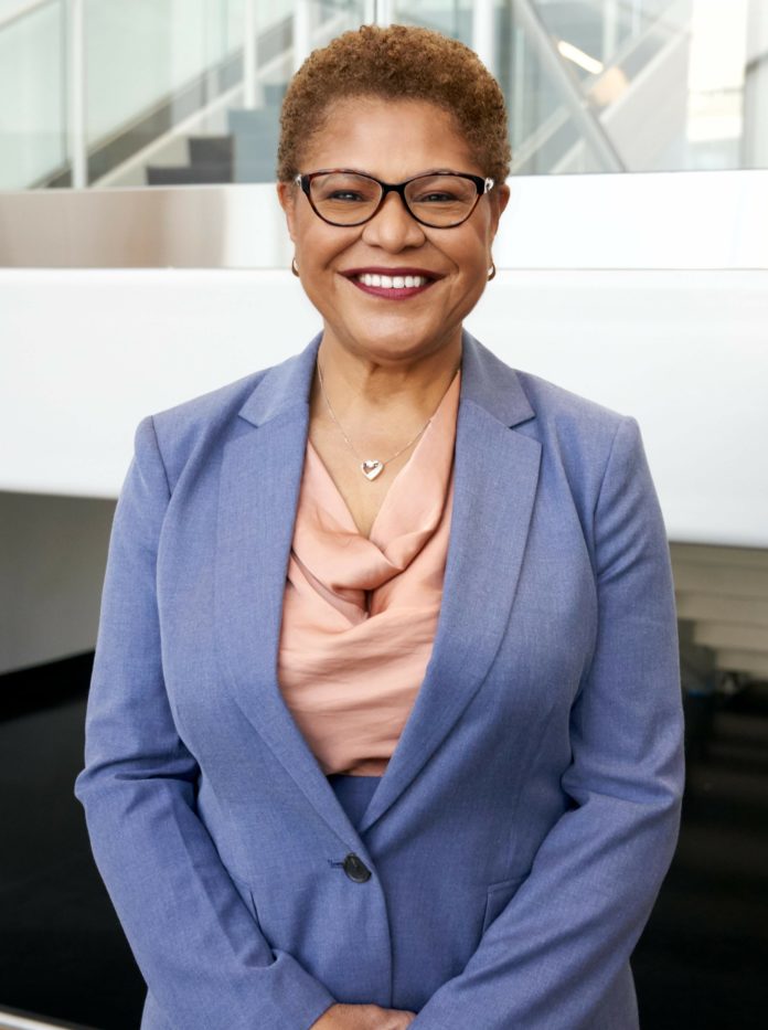 Los Angeles Mayor Karen Bass as vowed to help small businesses recover in the post-Covid era.