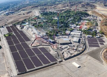 Six Flags Breaks Ground on Solar Carport Site